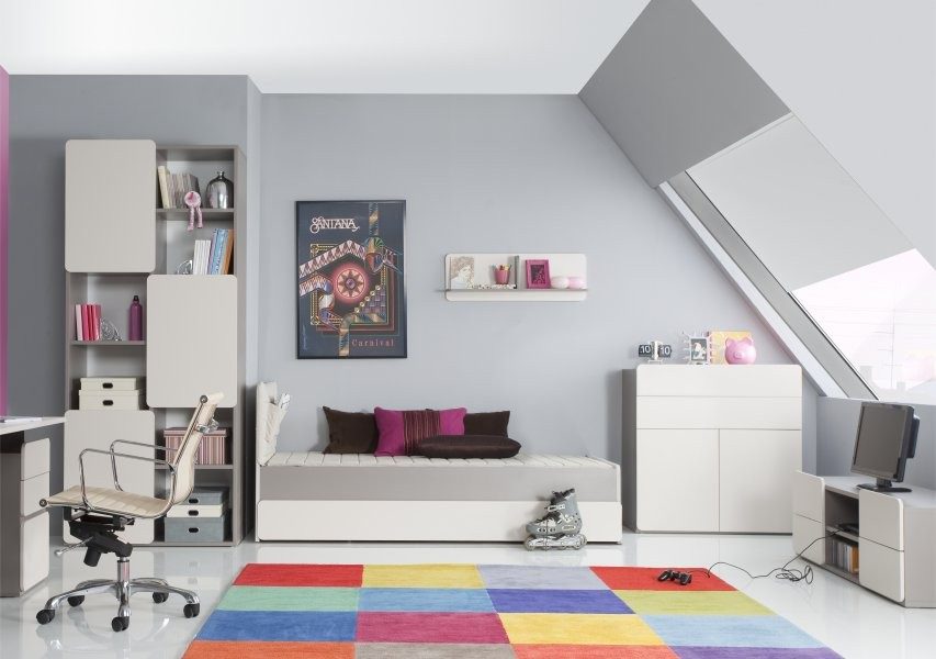 Dormitorio juvenil de estilo minimalista