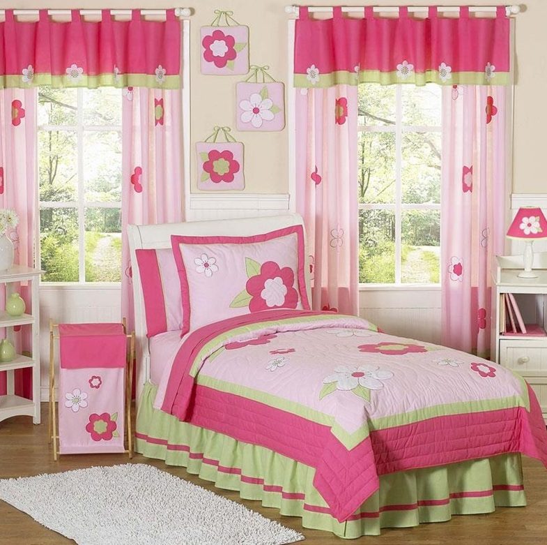Habitación de niña en rosa