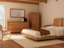 Dormitorio de estilo natural