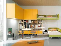 Habitación juvenil modular de colores